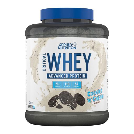 applied nutrition critical whey advanced protein cookies cream وی اپلاید کریتیکال Applied Nutrition Critical Whey Protein
