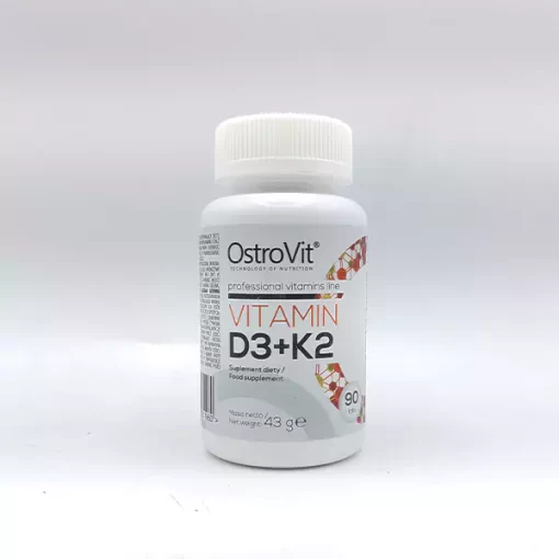 قرص ویتامین D3 +K2 استرویت 90 عددی OstroVit Vitamin D3 + K2