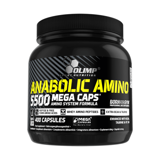 anabolic amino5500 کپسول آنابولیک آمینو 5500 الیمپ Olimp Anabolic Amino  