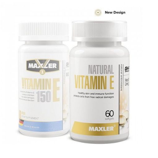 کپسول ویتامین ای نچرال مکسلر 100 عددی Maxler Vitamin E Natural
