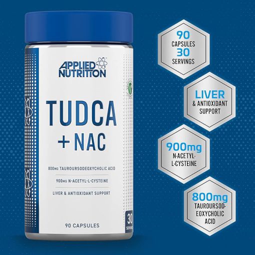 پاک کننده کبد اپلاید Applied Nutrition TUDCA + NAC